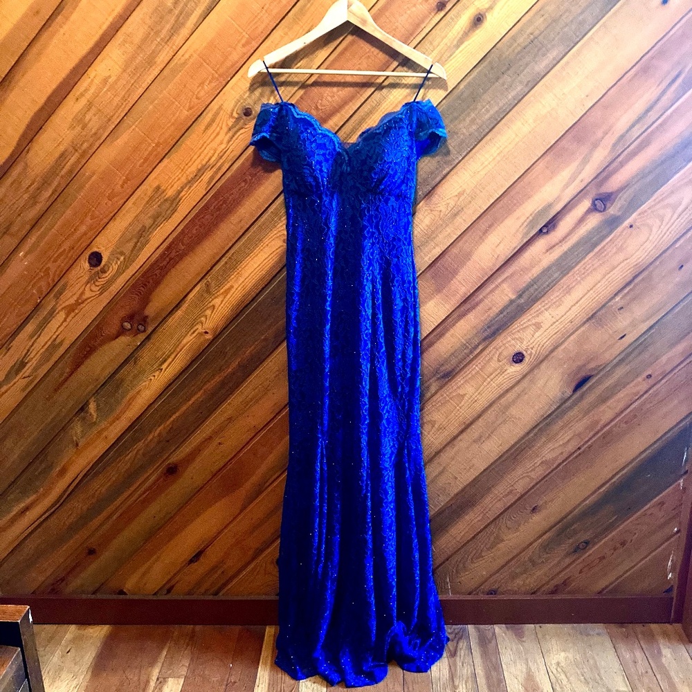NW nightway BRAND NEW Mermaid Blue gown/dress
